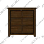 Boston Low Bookcase - 3D  Decorative