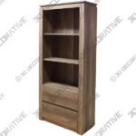 Canyon Oak Bookcase - 3D Decorative