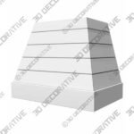 Charlotte CX Series with horizontal beading - 3D Decorative