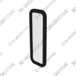 Mirror (3) (3) Creative Arts n Frames Round Corner Long Fiber Wood Rectangular Wall Hanging Wall Mount Mirror 15 x 40 inches - 3D Decorative