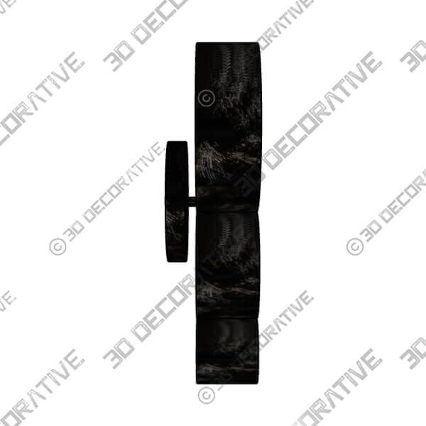 Crystorama Luna 14 34 High Bronze and Gold Sconce - 3D Decorative