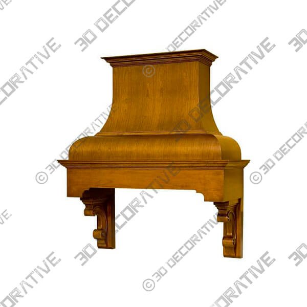 Dalton DDP1 with plinths and corbels - 3D Decorative