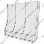 Eastland E300RSS With Battens Range hood-3D Decorative