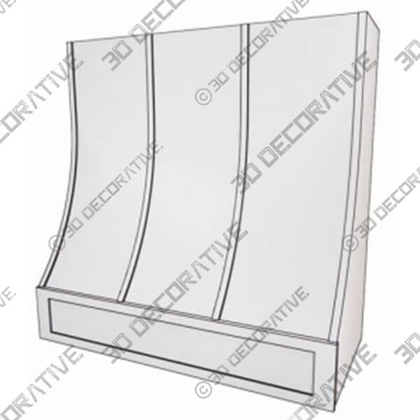 Eastland E300RSS With Battens Range hood-3D Decorative