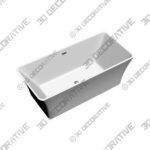 Freestanding Acrylic Bathtub LTF2 - 3D Decorative