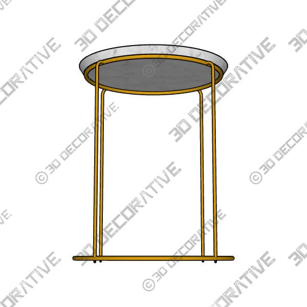freistil 151Side table - 3D Decorative