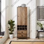 Fulton Compact Larder Cabinet-3DDEcorative Fulton Compact Larder Cabinet - 3D Decorative