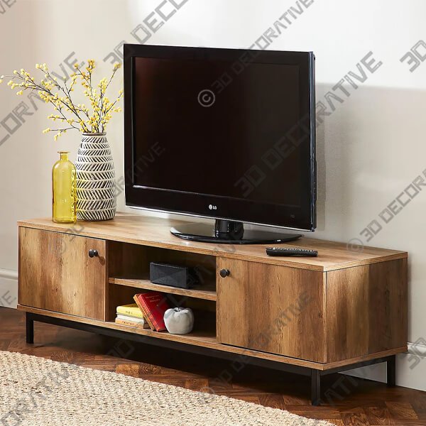Fulton Wide TV Unit for TVs up to 67 - 3D Decorative