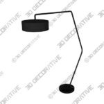 Heron Black Floor Lamp - 3D Decorative