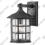 Hinkley Lighting 1865 Freeport 15 Tall Outdoor Wall Sconce - 3D Decorative