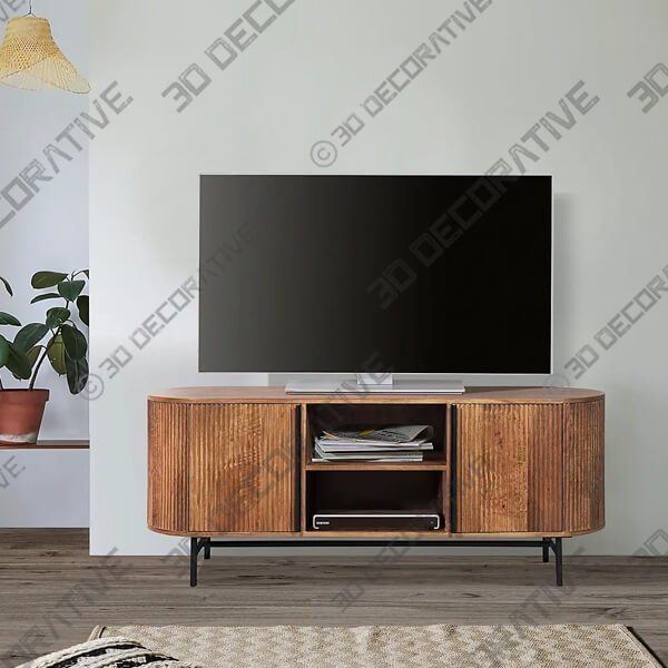 Indus Valley Zen TV Cabinet for TVs up to 44 - 3D Decorative