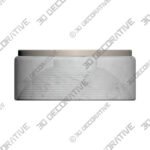 Kelly Wearstler Otto Medium Flush Mount In Polished Nickel - 3D Decorative