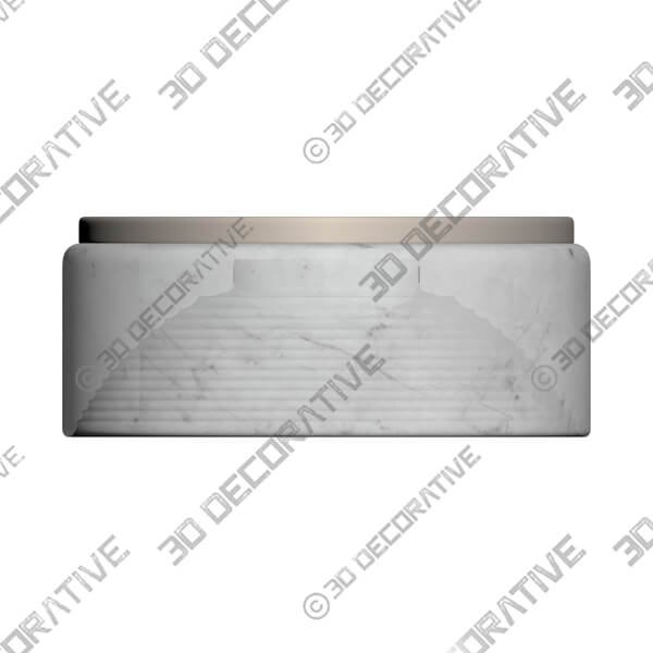 Kelly Wearstler Otto Medium Flush Mount In Polished Nickel - 3D Decorative