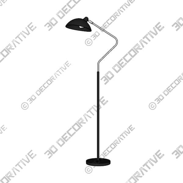 Leap Black Floor Lamp - 3D Decorative