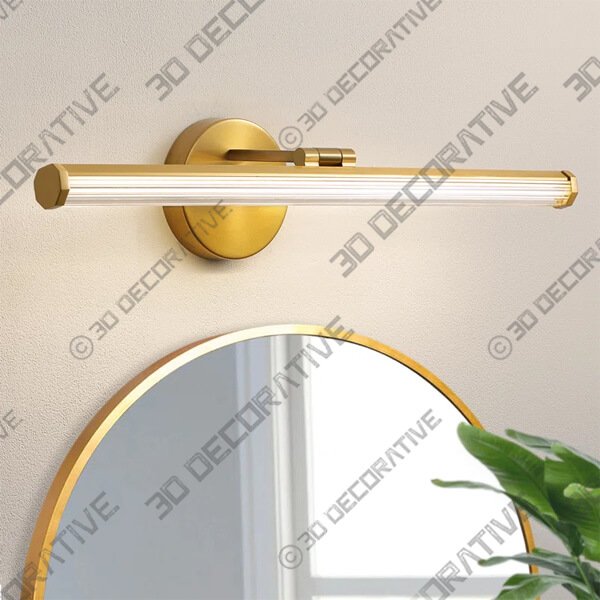 LED Bath Bar Gold - 3D Decorative
