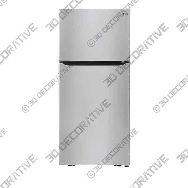 LG 30 Top Freezer 20.2 cu. Refrigerator - 3D Decorative