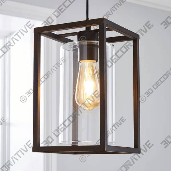 London Industrial Pendant Light - 3D Decorative