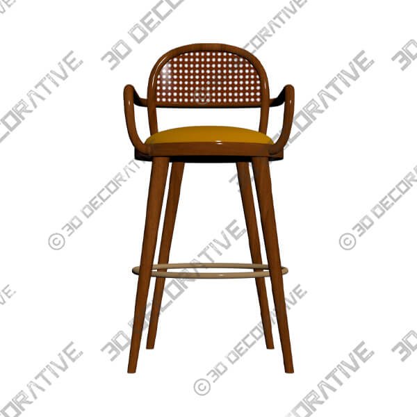 Luc Counter Stool - 3D Decorative