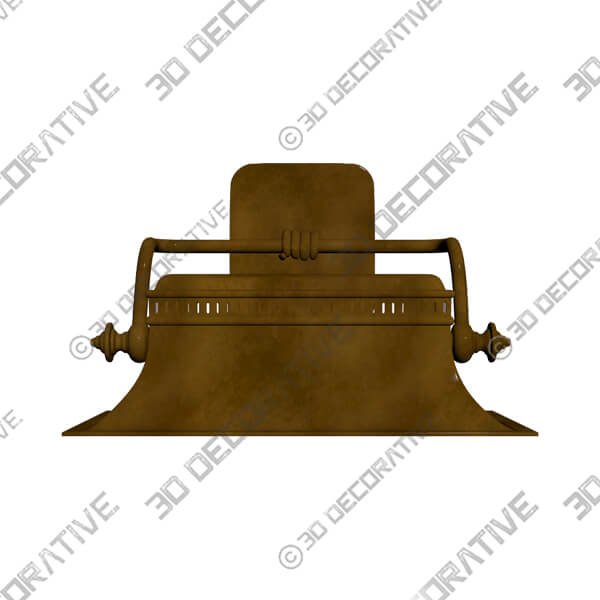 Malvasia 1-Light Sconce Vintage Brass - 3D Decorative