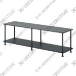 Montana Free (110000) A minimalistic TV bench - 3D Decorative