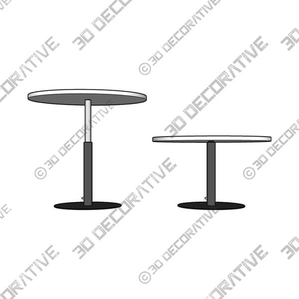 Motion Mini Discussion Table - 3D Decorative