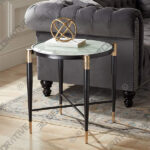 Peter Matte Black and Gold End Table-3DDecorative Peter Matte Black and Gold End Table-3DDecorative