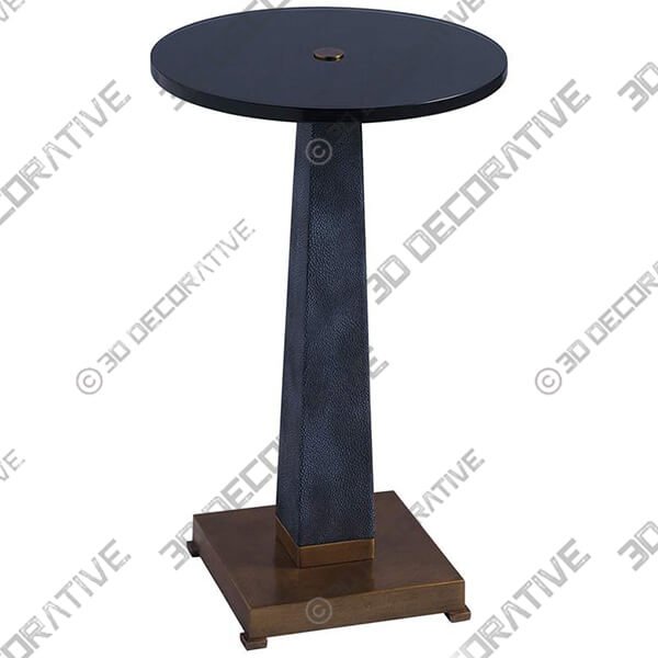 Port 68 Cairo 14 Wide Brass Small Accent Table - 3D Decorative