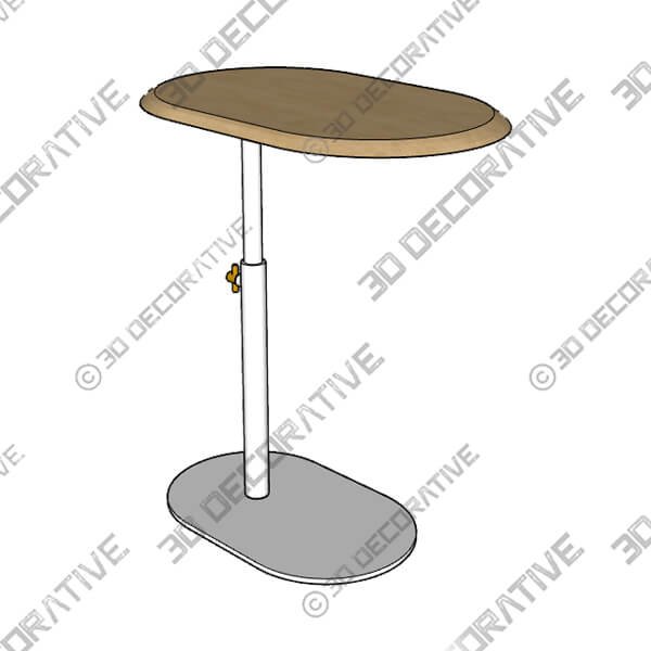 Portima Oak C Side Table-3DDecorative Portima Oak C Side Table - 3D Decorative