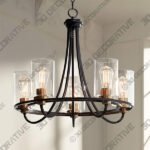Possini Euro Demy 23 Wide Oil-Rubbed Bronze 5-Light Ring Chandelier-3DDecorative Possini Euro Demy 23 Wide Oil-Rubbed Bronze 5-Light Ring Chandelier - 3D Decorative