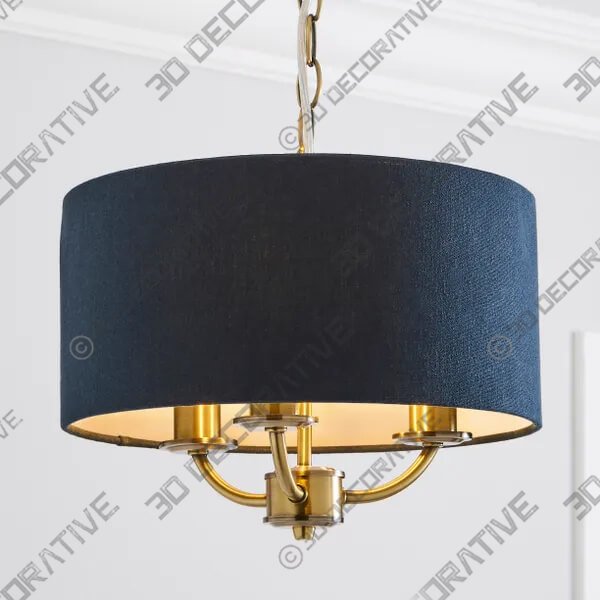 Preston 3 Light Pendant Light - 3D Decorative