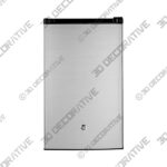 Freezer (4) Steel GE Appliances 4.4 Cubic Feet Freestanding Mini Fridge with Freezer - 3D Decorative