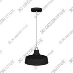 Stern Black Easy Fit Pendant - 3D Decorative
