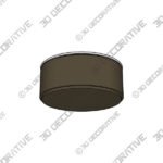 Coffee Table (3) (5) Topaz Coffee Table Soft Leather Olive + Marble Calacatta Verde Top - 3D Decorative