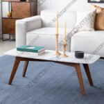 Vena Walnut Rectangular Coffee Table - 3D Decorative