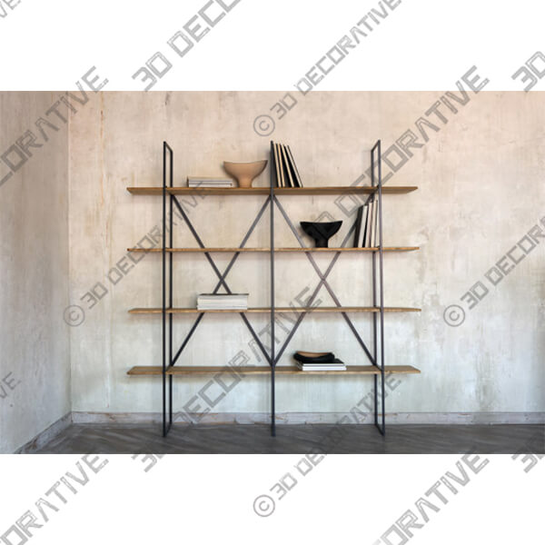 Slim Irony Bookcase - 3D Decorative