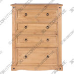 Corona Pine Low Bookcase-3DDEcorative