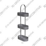 Metal 3 Tier Bathroom Caddy-3DDecorative