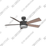 52 Jemma Smart LED IndoorOutdoor Ceiling Fan