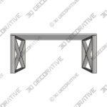 5A Fifth Avenue Madison Coffee Table - 3D Decorative