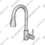 Senlesen Pull Down Kitchen Faucet-3DDecorative