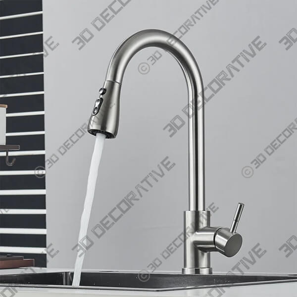 Senlesen Pull Down Kitchen Faucet-3DDecorative