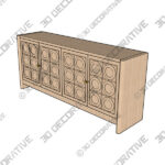 Theodore Large Sideboard - 3D Decorative