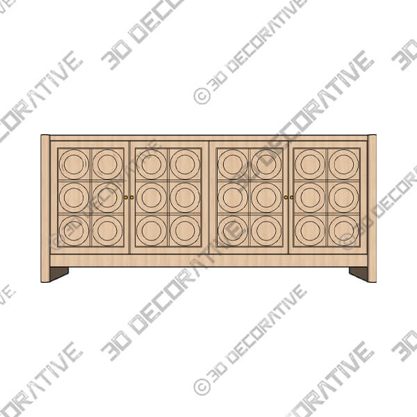 Theodore Large Sideboard - 3D Decorative