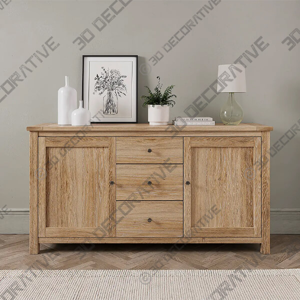 Olney Wide Sideboard - 3D Decorative