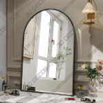 Rasto Metal Framed Wall Mounted Bathroom Vanity Mirror - 3D Decorative