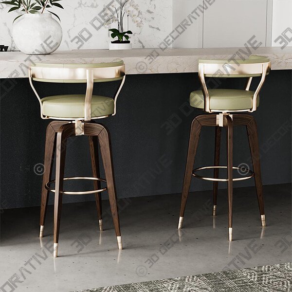 Bar Chair Gilmore - 3D Decorative