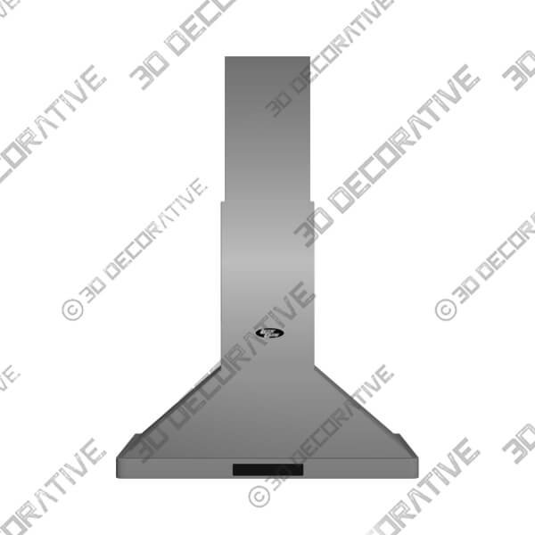 30 Wall Mount Pyramid Range Hood LH3-30 with LED - 3D Decorative