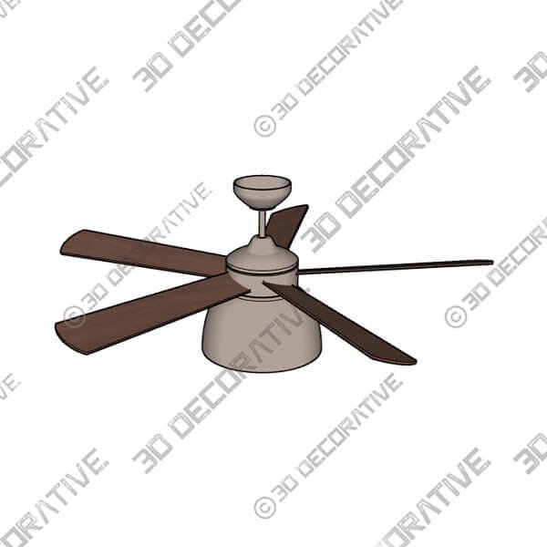 52 LED Century IndoorOutdoor Ceiling Fan - 3D Decorative