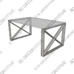 Coffee Table (3) 5A Fifth Avenue Madison Coffee Table - 3D Decorative