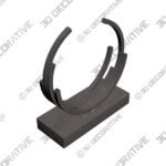 Abyss 9 High Matte Black Metal Sculpture - 3D Decorative
